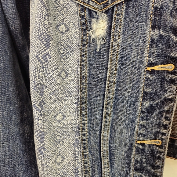 Abercrombie Kids Girl's Junior"s Blue Denim Jean Jacket Sz XL (16) - Picture 4 of 14